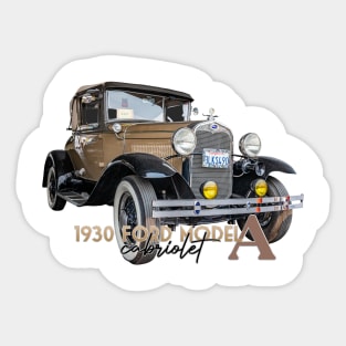 1930 Ford Model A Cabriolet Sticker